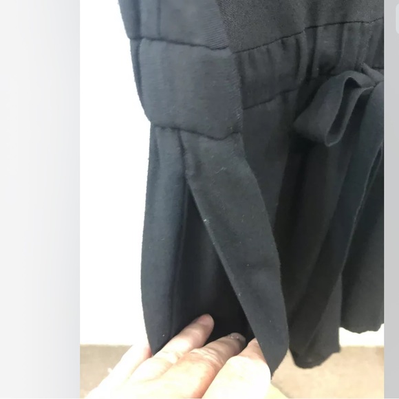 BCBGMAXAZRIA Vanda Cowl Neck Romper S Black - Picture 6 of 10